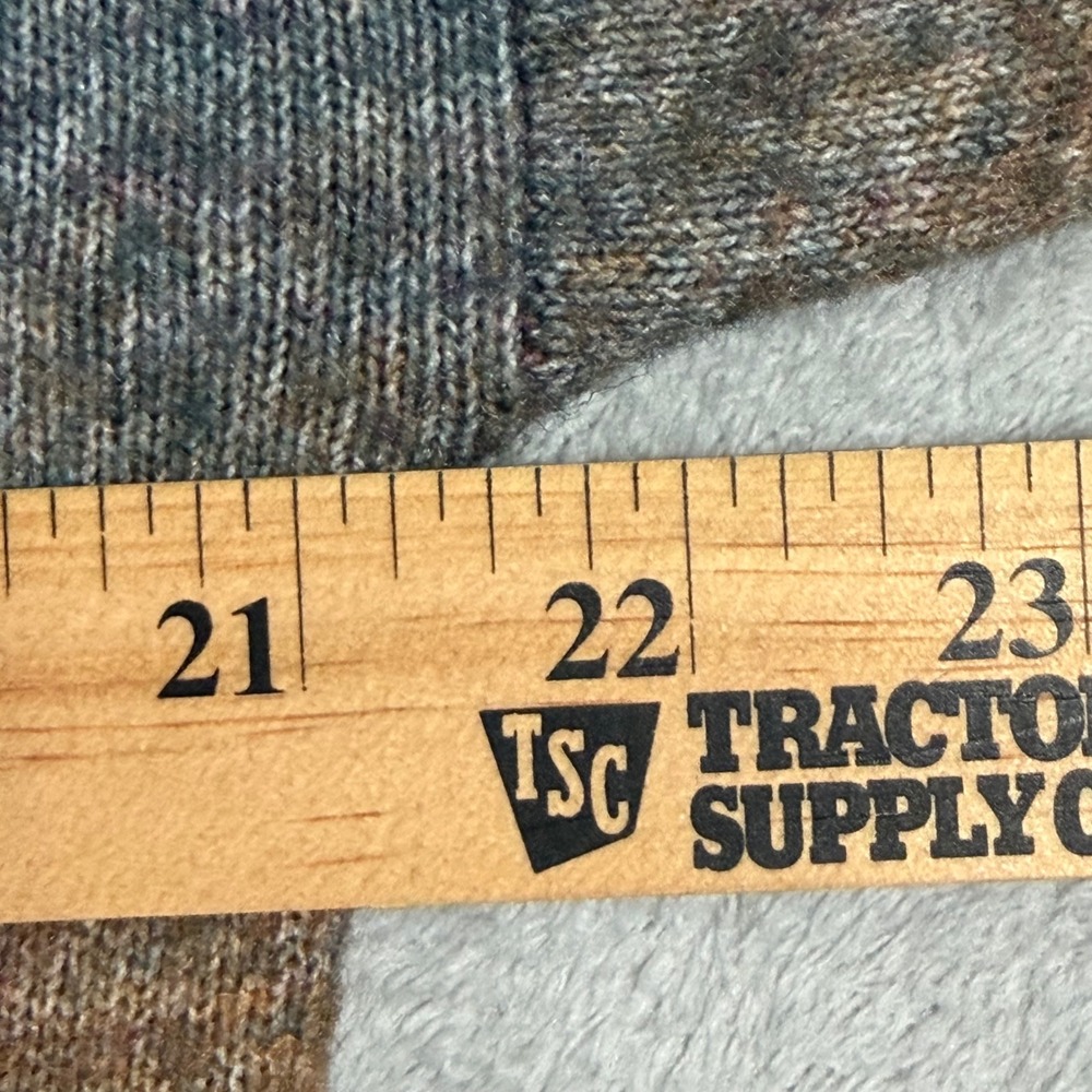 Old Navy Sweater Women XS Purple Orange Ombre Go-Recycled Wool Blend Crew Neck - Picture 5 of 12